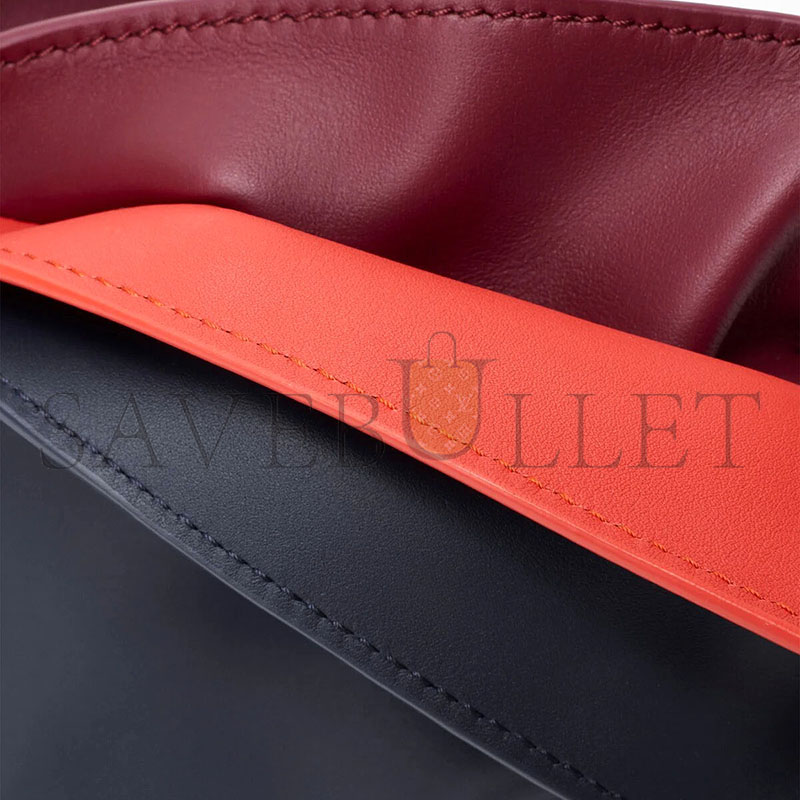 L0ew* MINI NAPPA CALFSKIN LAYERED FLAMENCO CLUTCH A411FC2XAY-0223 (23.9*18*9cm)